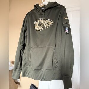 NFL Olive Nike Therma-Fit Hoodie